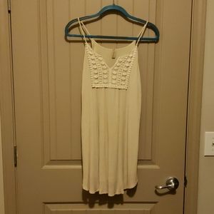 Cream spaghetti strap dress